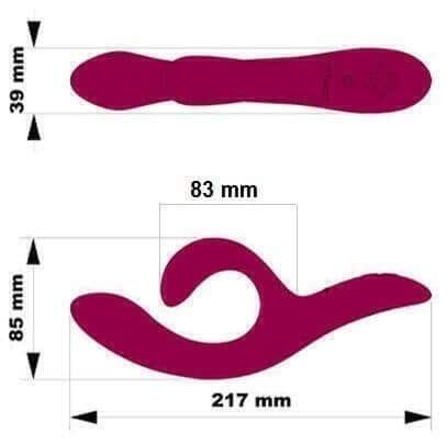 We-Vibe Nova 2 Thỏ Rung App Điều Khiển Xanh Hồng