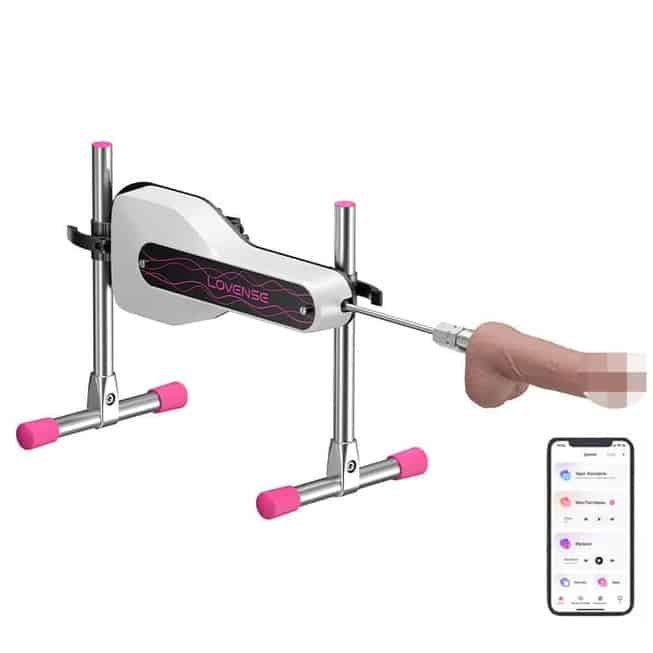 Sex máy Lovense Mini trắng remote silicon mạnh mẽ 31cm