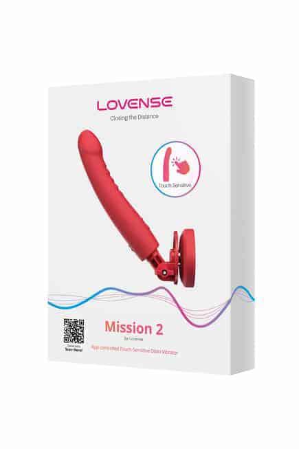 Lovense Mission 2 vibrator đỏ sensor app kết nối cực sướng