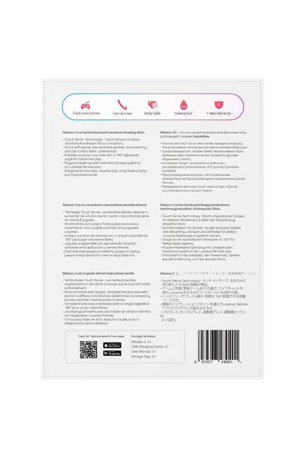 Lovense Mission 2 Vibe Đỏ App Sensor Siêu Sướng