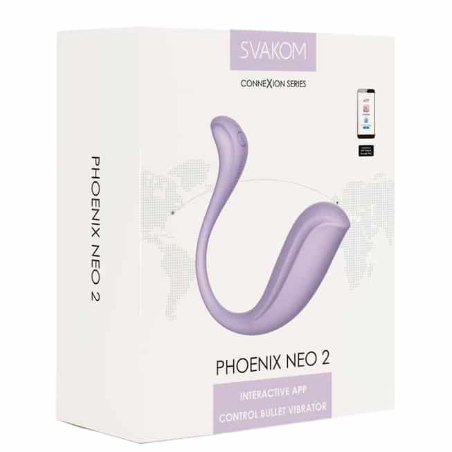 Svakom Phoenix Neo 2 Tím Rung Tương Tác App Siêu Mạnh