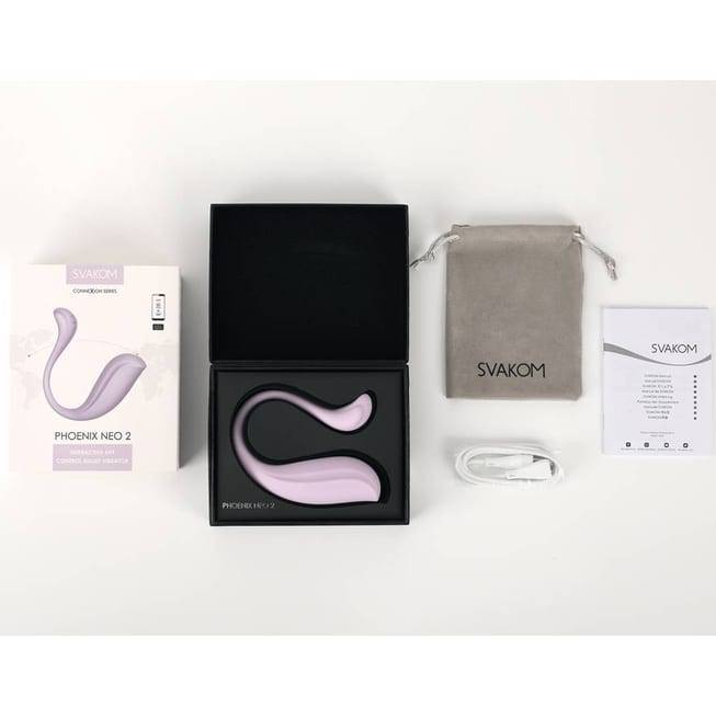 Svakom Phoenix Neo 2 Tím Rung Tương Tác App Siêu Mạnh