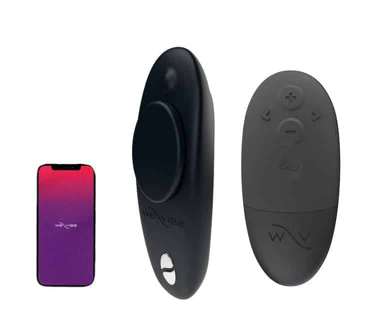 We-Vibe Moxie+ Clit Vibrator app đen điều khiển xa