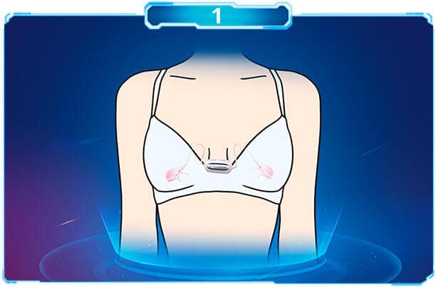 Vibro Kẹp Vú Lovense Gemini Hồng Siêu Sướng