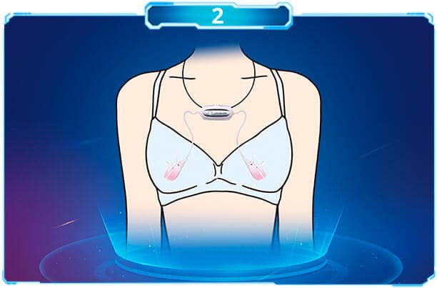 Vibro Kẹp Vú Lovense Gemini Hồng Siêu Sướng