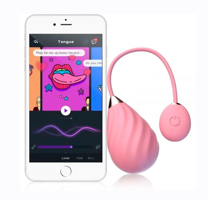 Magic Motion Sundae Trứng Rung App Hồng