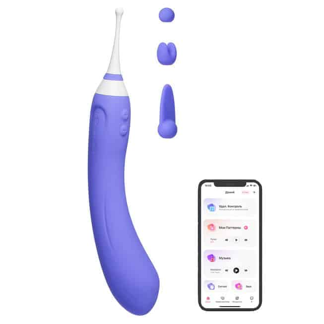 Lovense Hyphy G-Spot Dual Vio Tím App Remote