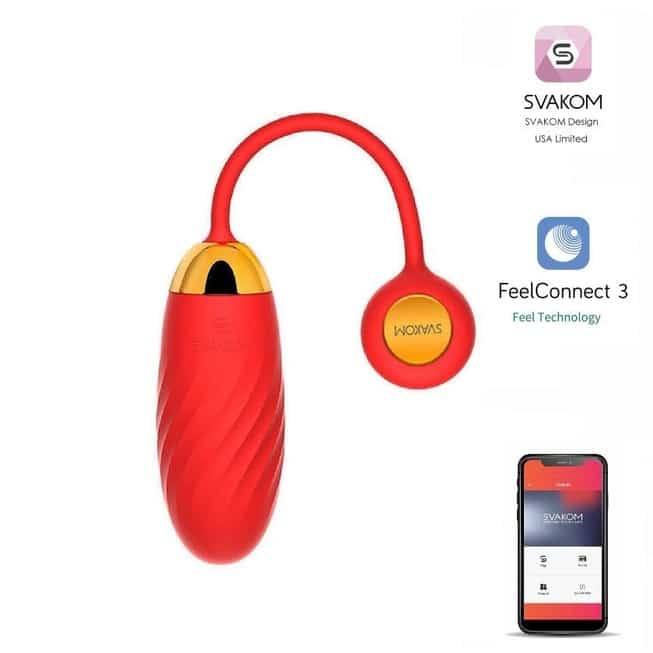 Svakom Ella Neo Yêu Cầu Rung Đỏ App Bluetooth