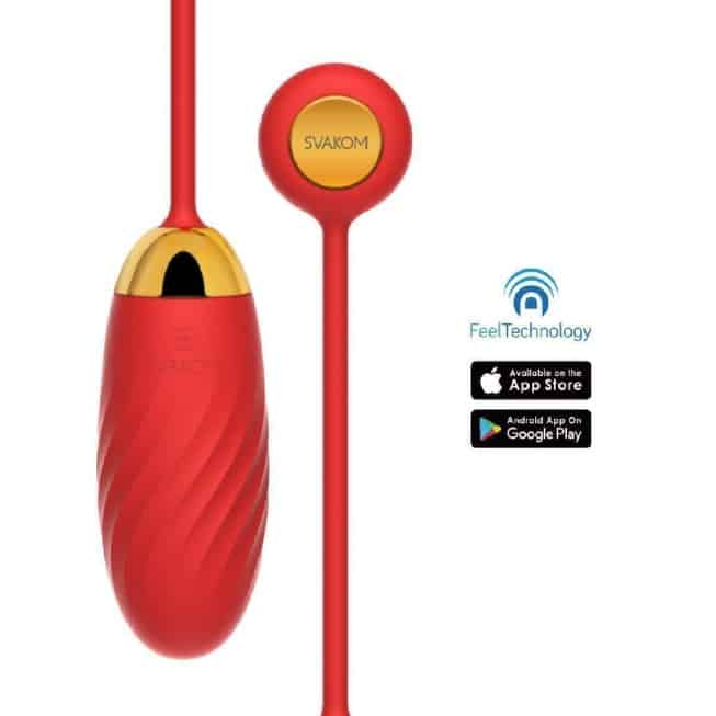 Svakom Ella Neo Yêu Cầu Rung Đỏ App Bluetooth