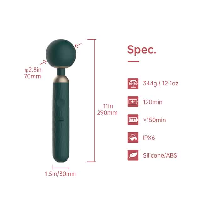 Magic Motion Zenith rung xanh app 29cm massage cao cấp