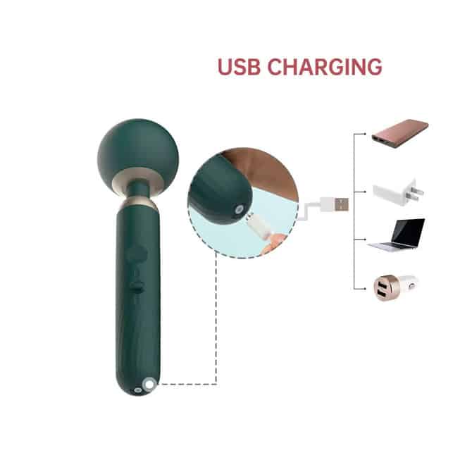 Magic Motion Zenith rung xanh app 29cm massage cao cấp