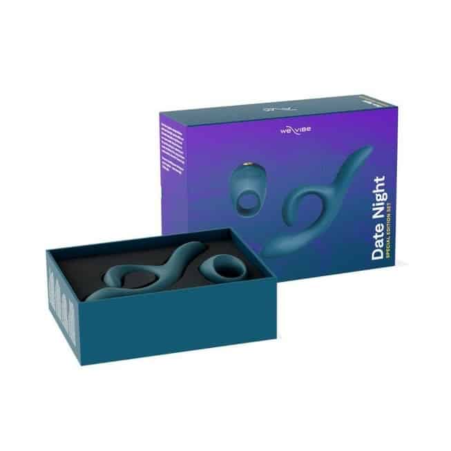 Bộ We-Vibe Nova 2 + Pivot xanh app couple date night