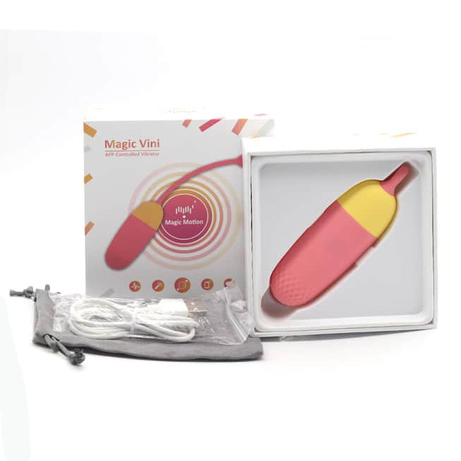 Magic Motion Vini Trứng Cam Vàng App Rung Thân Mật