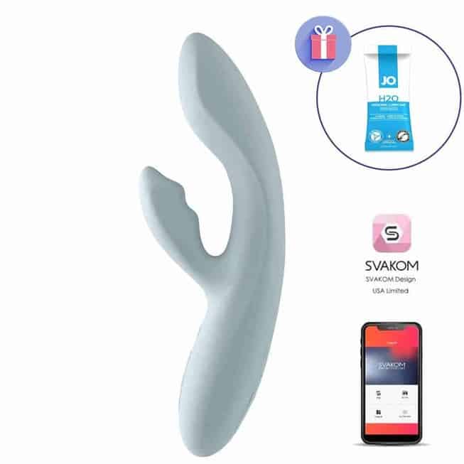 Svakom Chika Thỏ Nóng Xanh Siêu Mềm App Điều Khiển