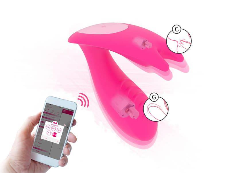 Vibrator Eidolon Hồng Magic Motion - G-Spot Siêu Cảm 7.7cm