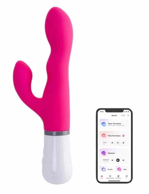 Vibro Thỏ Lovense Nora Quay App 20cm Xa