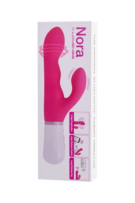 Vibro Thỏ Lovense Nora Quay App 20cm Xa