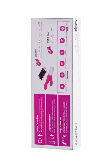 Vibro Thỏ Lovense Nora Quay App 20cm Xa
