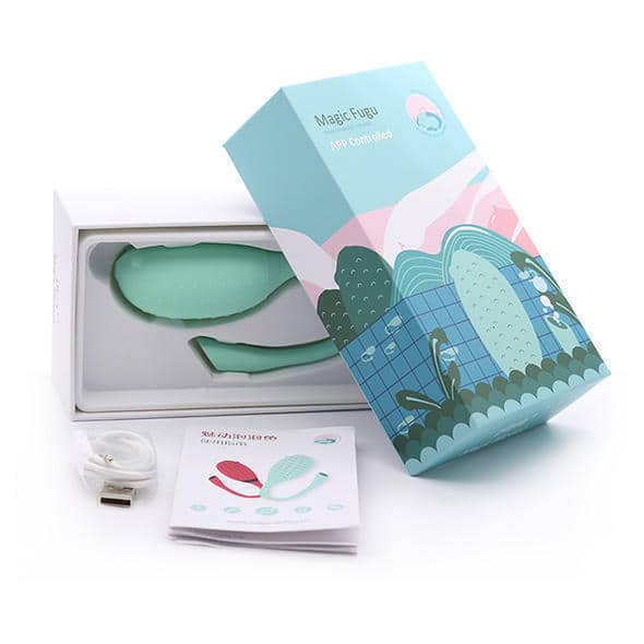 Magic Motion Fugu Trứng Rung Xanh Mint App Điều Khiển