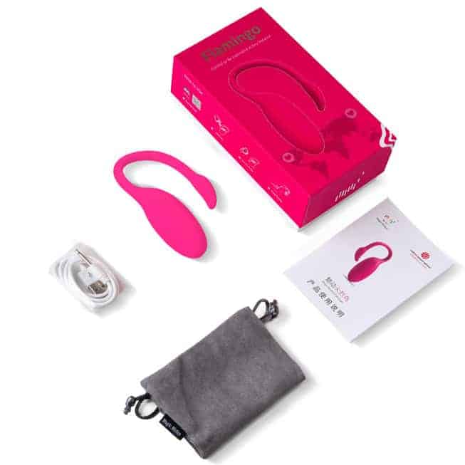 Magic Motion Flamingo Trứng Rung Hồng App Điều Khiển Siêu Mạnh