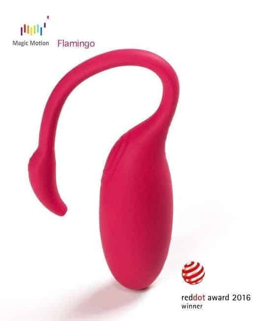 Magic Motion Flamingo Trứng Rung Hồng App Điều Khiển Siêu Mạnh