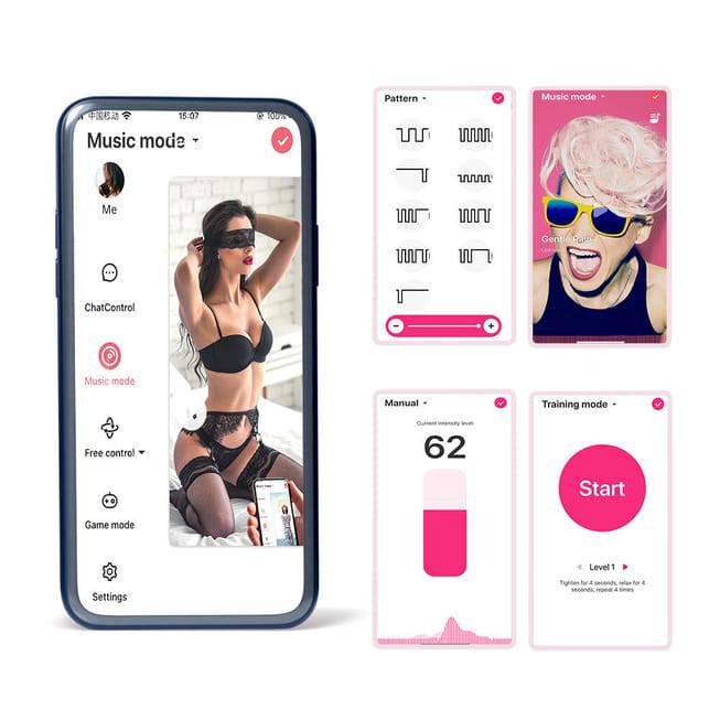 Magic Motion Flamingo Trứng Rung Hồng App Điều Khiển Siêu Mạnh