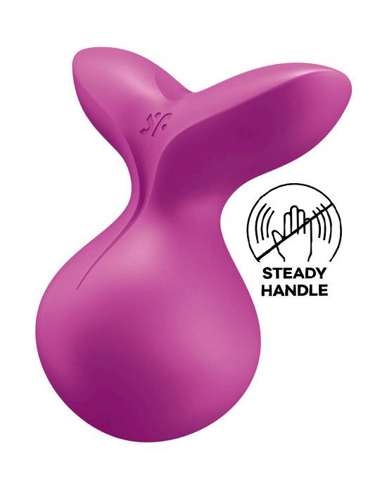 Satisfyer Viva La Vulva 3 Fuchsia Mint Clit Lay-on