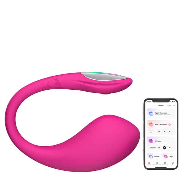 Lovense Lush 4 Trứng Rung App Điều Khiển Hồng