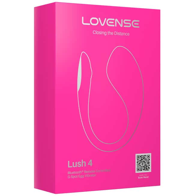 Lovense Lush 4 Trứng Rung App Điều Khiển Hồng