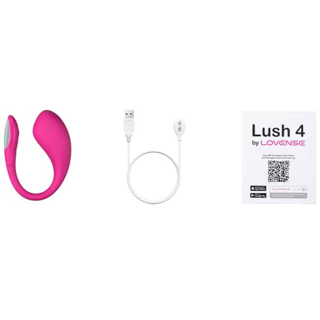 Lovense Lush 4 Trứng Rung App Điều Khiển Hồng