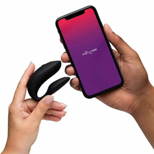 We-Vibe Chorus Pro rung đôi app đen cho cặp