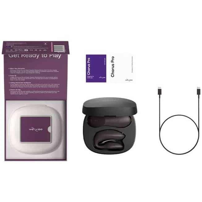 We-Vibe Chorus Pro rung đôi app đen cho cặp