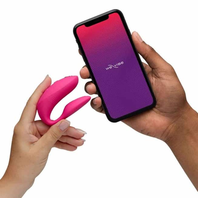 We-Vibe Chorus Pro Cặp Đôi Rung Cảm Ứng Hồng Điều Khiển