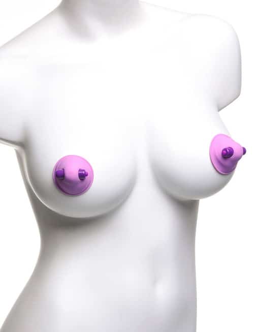 Pipedream Nipple Suckers Tím Rung Hút Vú Mạnh 