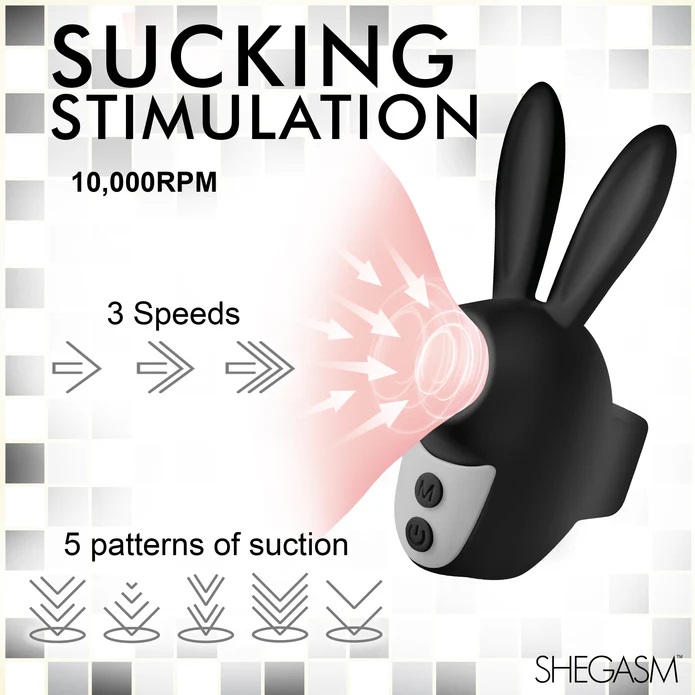 Inmi Shegasm Bunny Đen Hút Mút Âm Đạo Siêu Phê