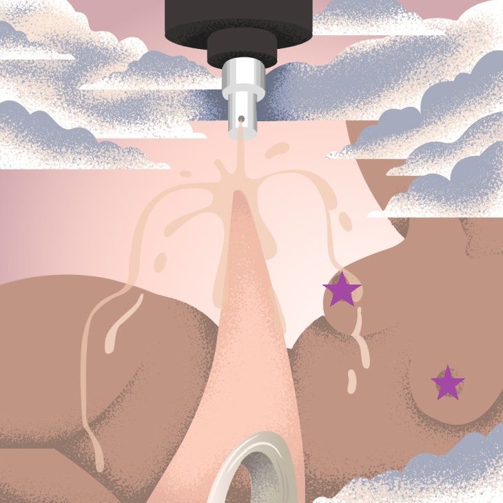 Lelo Dot Cruise Bút Rung Âm Hạch Xanh Hồng
