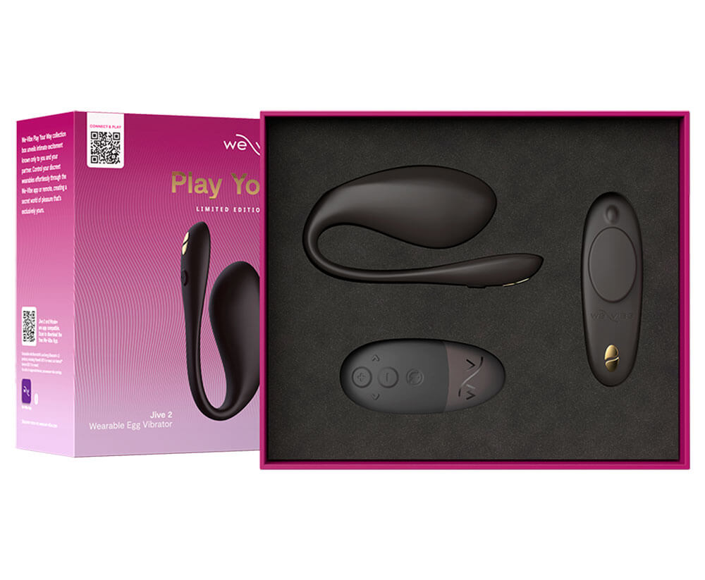 We-Vibe Play Your Way Đen – Gập Ghềnh Nội Ngoại Kép