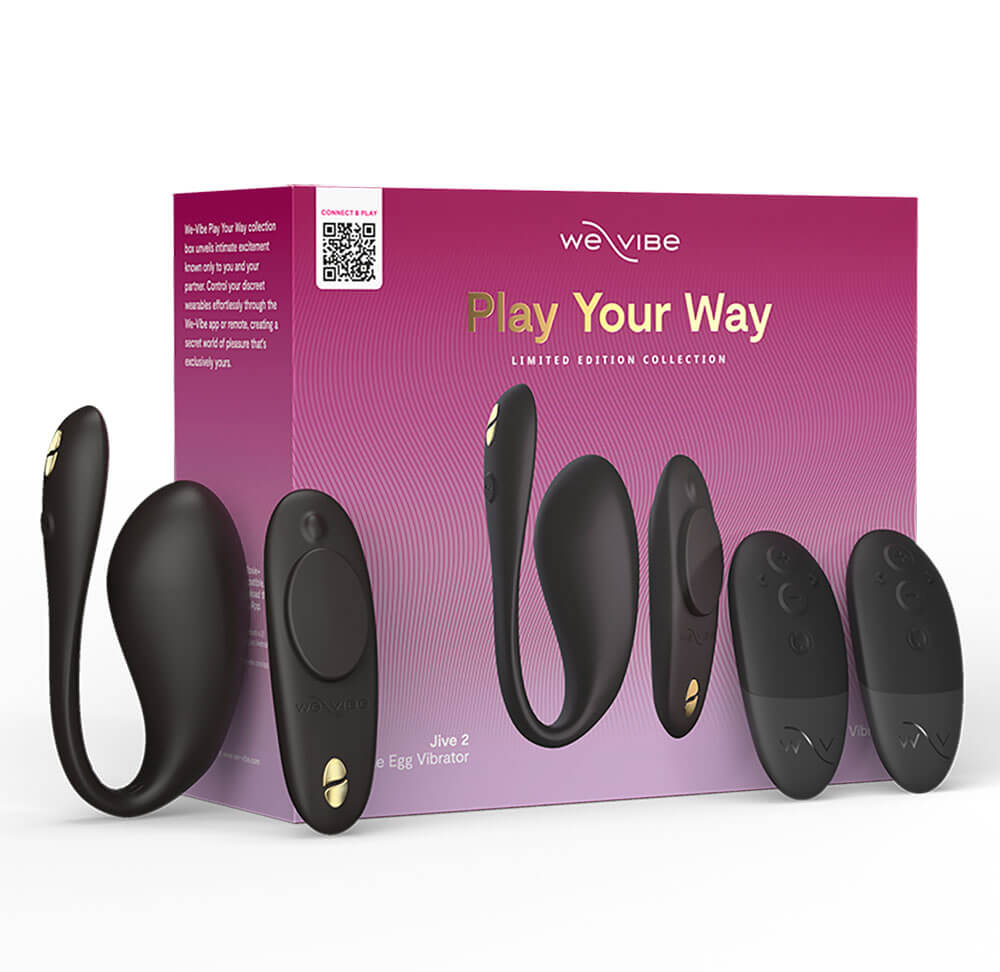 We-Vibe Play Your Way Đen Gập Ghềnh