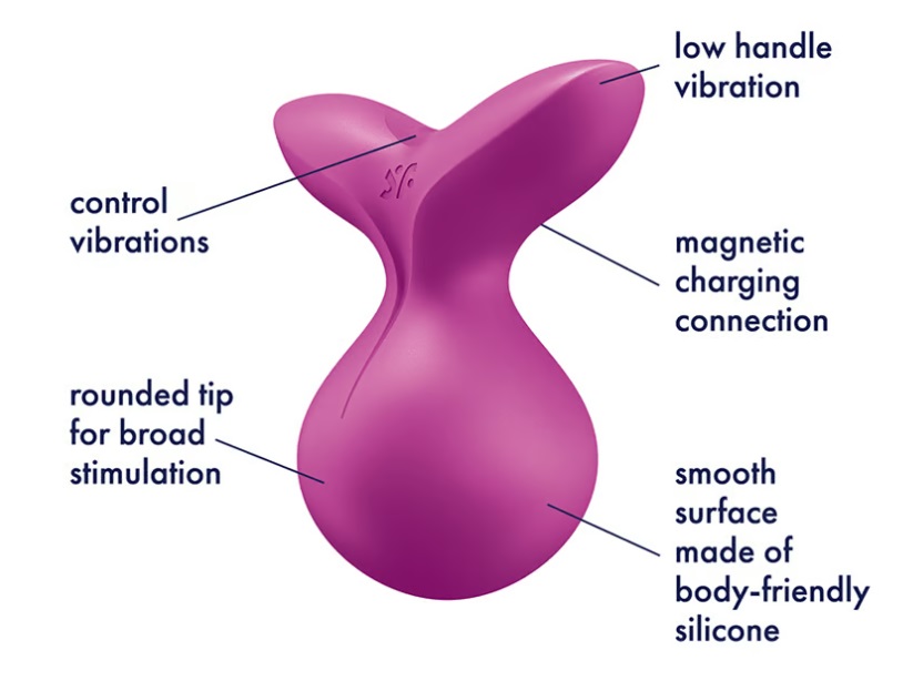 Satisfyer Ngoại Âm 3 Tím Clitoris Mạnh Mẽ
