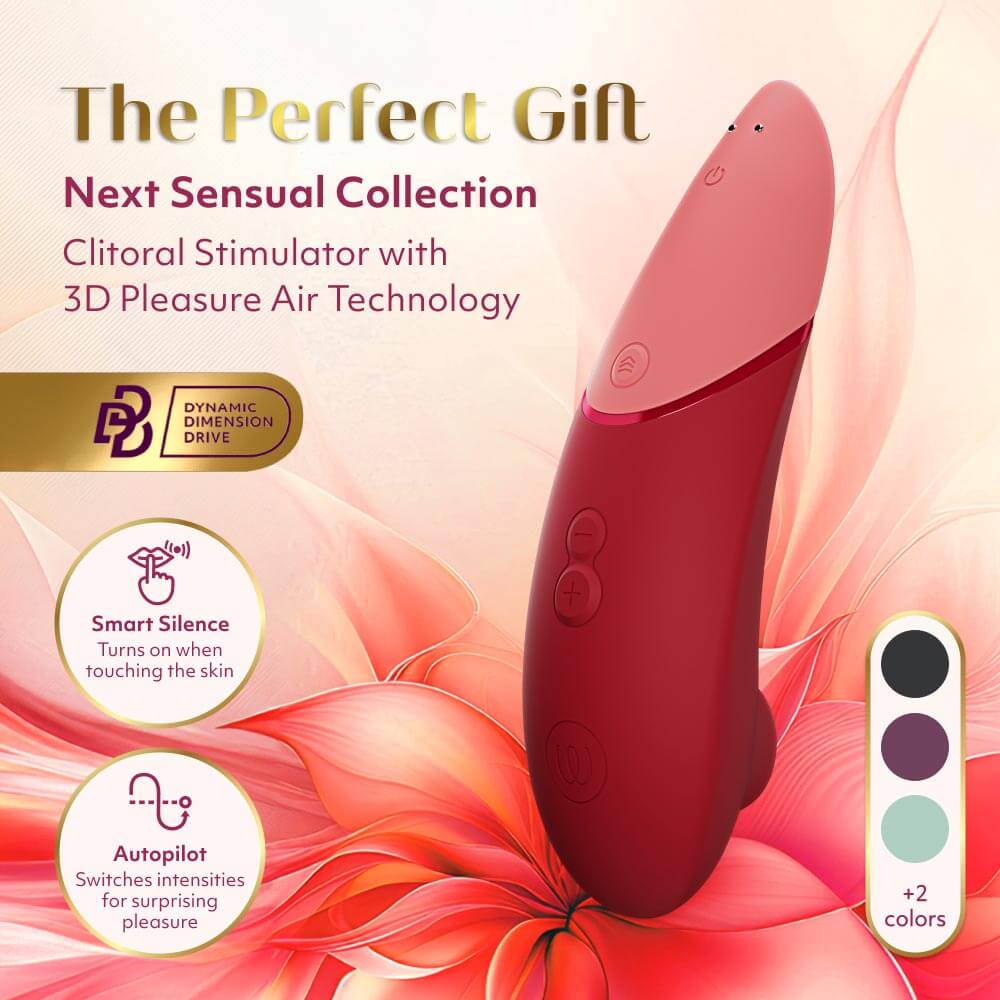 Womanizer Next 3D Hút Clit Đỏ Rượu Siêu Mạnh