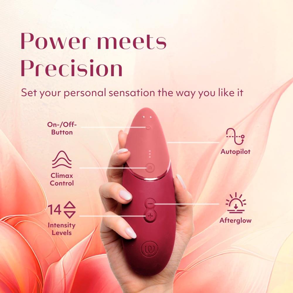 Womanizer Next 3D Hút Clit Đỏ Rượu Siêu Mạnh