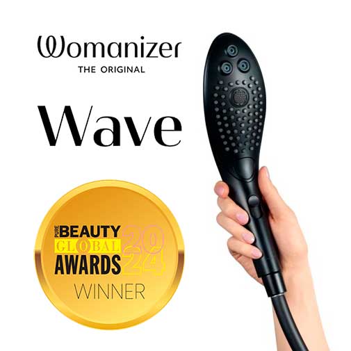 Womanizer Wave đen spa clitoris massage sóng êm ái