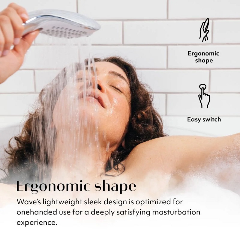 Womanizer Wave đen spa clitoris massage sóng êm ái