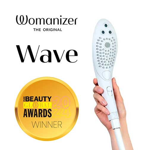 Womanizer Wave 白色阴蒂按摩器 防水高潮神器