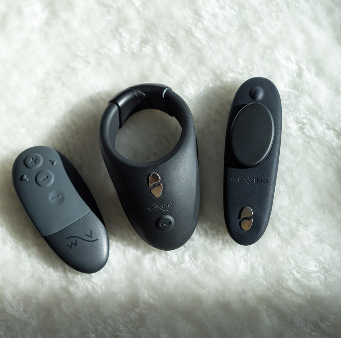 We-Vibe Tease Us Set Đen Silicon Chống Nước
