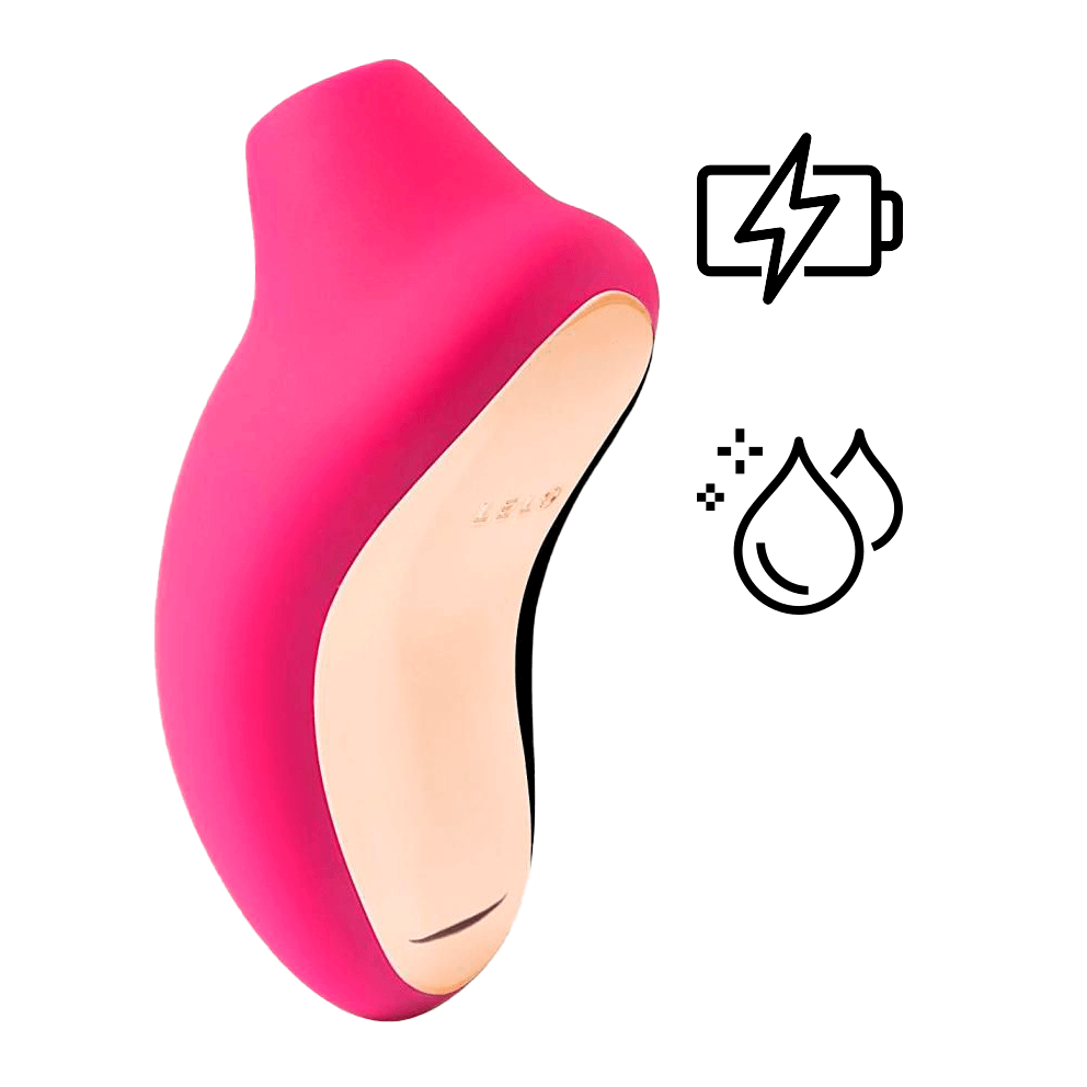 Lelo Sona Sonic Clit Cherry 11.5cm 8 Mode Thụ