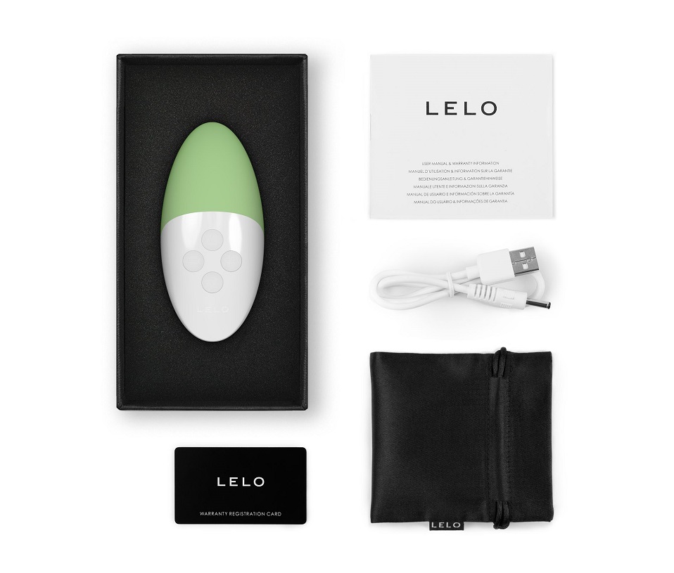 Lelo Siri 3 Clitoral Voice Xanh Nhạt Rung Âm Tinh