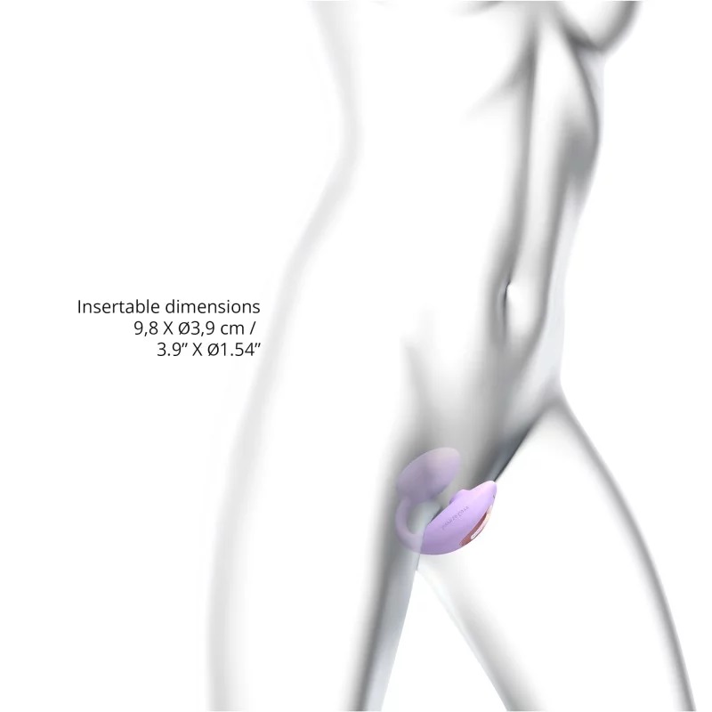 Love Wonderlover G-Clit Rung Tím 9.8cm