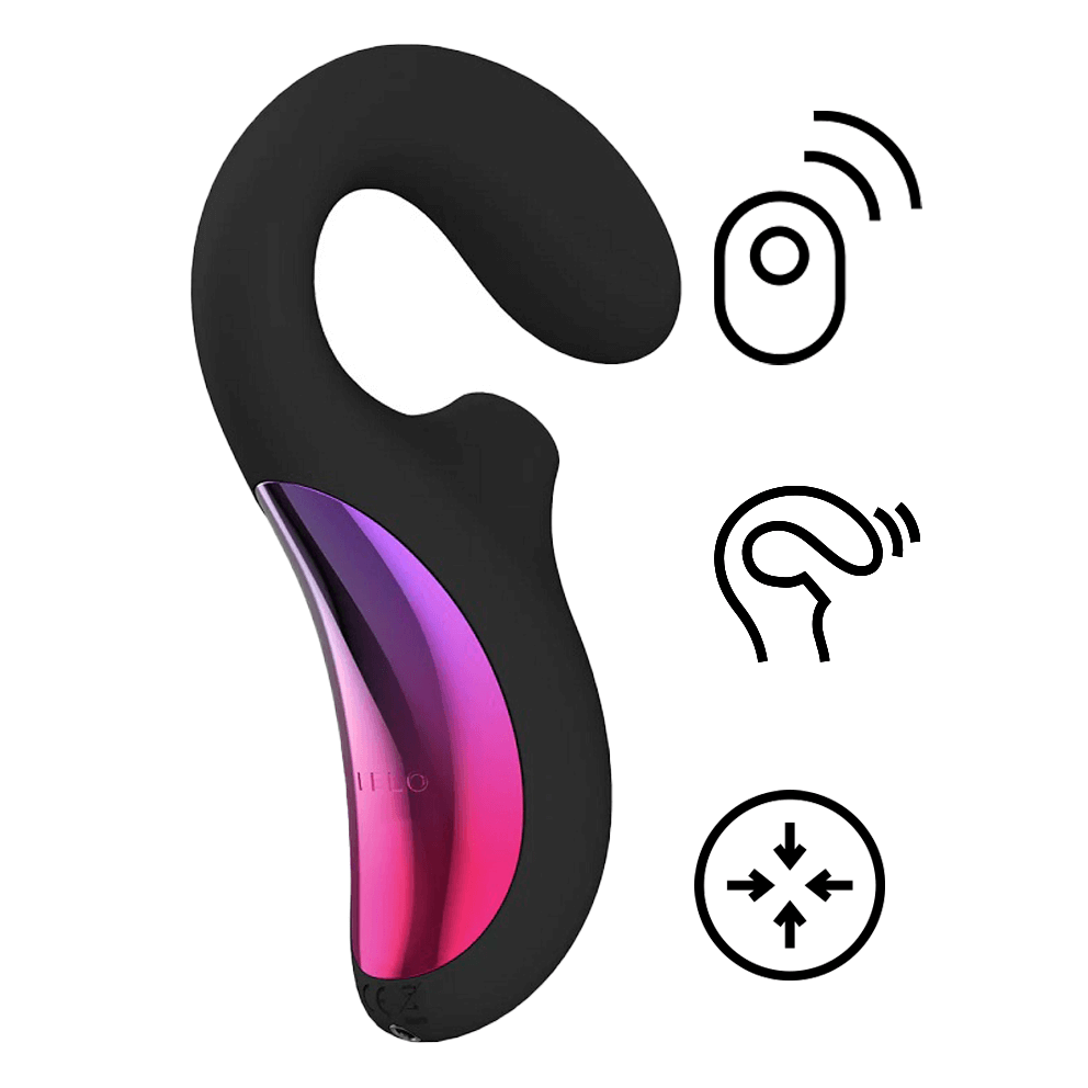 Lelo Enigma Cruise Hút Tiết G-Spot Đen Voice Wave