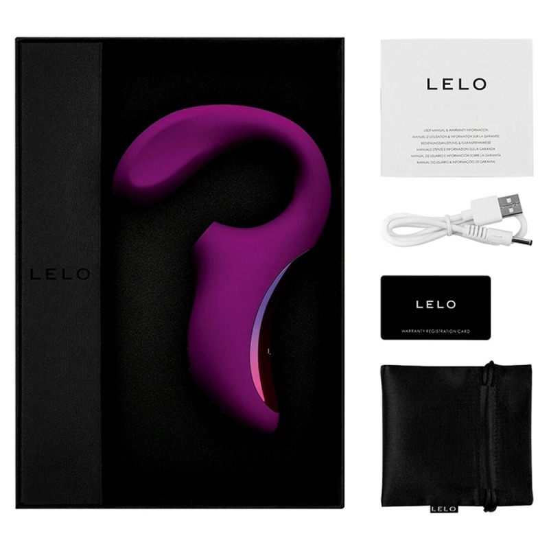 Lelo Enigma Hút G-Spot Rung Đỏ Thẫm SenSonic